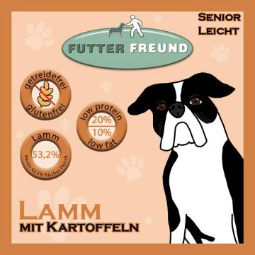 Futterfreund Trockenfutter Lamm Senior/Leicht