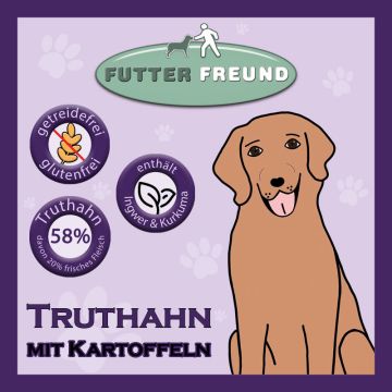 Futterfreund Trockenfutter Truthahn + Kartoffeln
