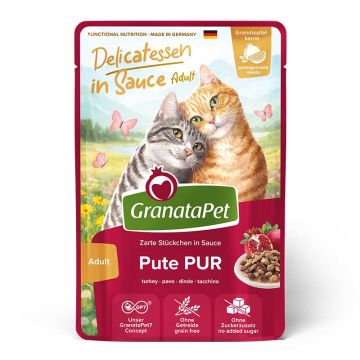 GranataPetKatze DeliCATessen in Sauce Pute PUR 100g