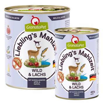 Granatapet Lieblingsmahlzeit Wild und Lachs