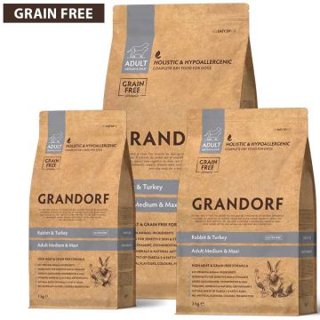 Grandorf Adult Medium-Maxi Kaninchen und Pute