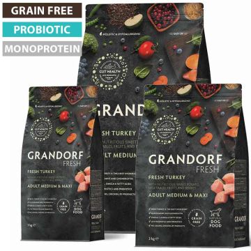 Grandorf Fresh Adult Medium-Maxi Frische Pute