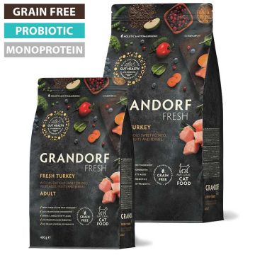 Grandorf Katze Fresh Adult Frische Pute