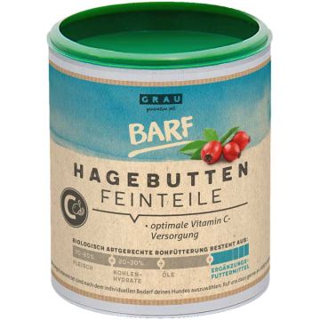 Grau Hagebutten-Feinteile