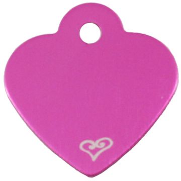 Herz Klein Pink mit Motiv Herz
