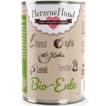 HerzensHund Bio-Ente mit Bio-Gemüse