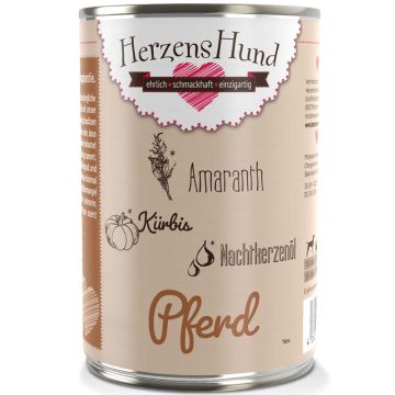 HerzensHund Pferd mit Bio-Gemüse
