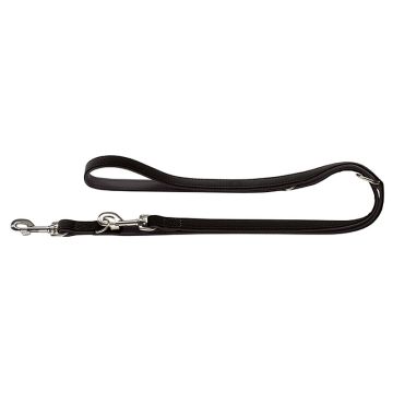 Hunter Verstellbare Führleine Softie, schwarz