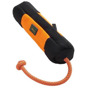 Hunter Trainer Snack Dummy mit Seil, Gr.M 37cm, orange/schw.