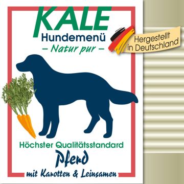 Kale Dose Pferd mit Karotten & Leinsamen