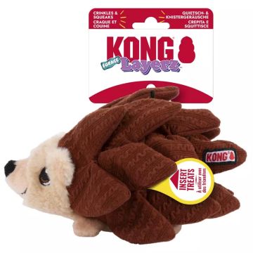 KONG Layerz Forage Hedgehog, 22cm
