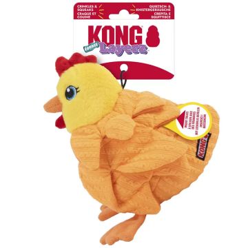 KONG Layerz Forage Hen, 22cm