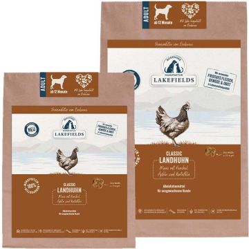 Lakefields Trockenfleisch-Menü Huhn
