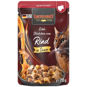 Leonardo Pouch Delight Rind in Sauce 70g