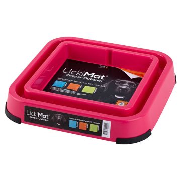 LickiMat Keeper, Schutzrahmen für Schleckmatte, 25,5x25,5cm