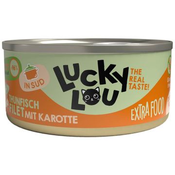 Lucky Lou Extrafood Thunfisch mit Karotte in Sud 70g
