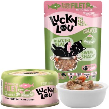 Lucky Lou Extrafood Thunfischfilet mit Gemüse in Broth