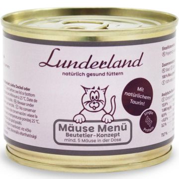 Lunderland Katze Mäuse Menü 200g