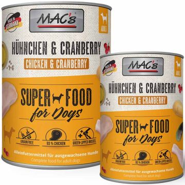 Macs Dog Hühnchen und Cranberry