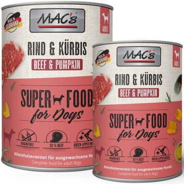 Macs Dog Rind und Kürbis