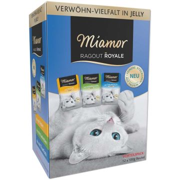 Miamor Ragout Royale Jelly Kaninchen/Thunfisch/Huhn 12x100g