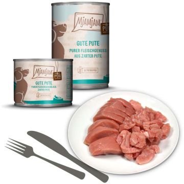 MjAMjAM Dog Dose - purer Fleischgenuss - Pute pur