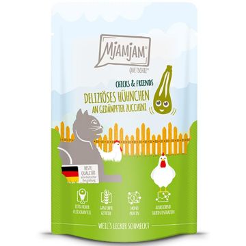 MjAMjAM Quetschie Chicks + Friends Hühnchen an Zucchini 125g