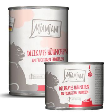 MjAMjAM delikates Hühnchen an fruchtigen Erdbeeren