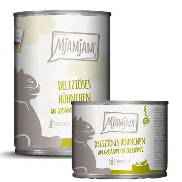 MjAMjAM deliziöses Hühnchen an gedämpfter Zucchini