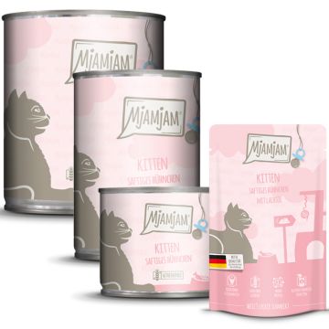 MjAMjAM Kitten saftiges Hühnchen mit Lachsöl