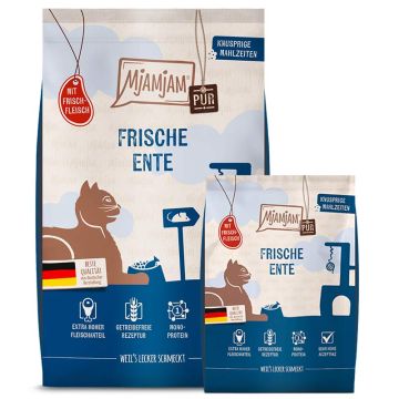 Mjamjam Knusprige Mahlzeiten PUR Frische Ente