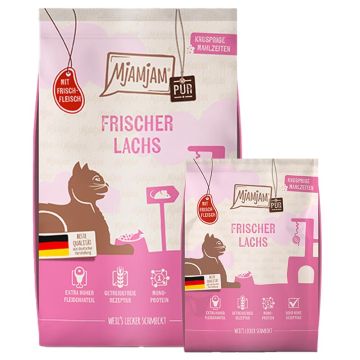 Mjamjam Knusprige Mahlzeiten PUR Frischer Lachs