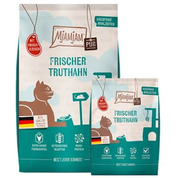 Mjamjam Knusprige Mahlzeiten PUR Frischer Truthahn