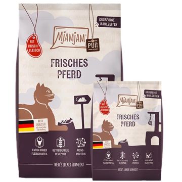 Mjamjam Knusprige Mahlzeiten PUR Frisches Pferd