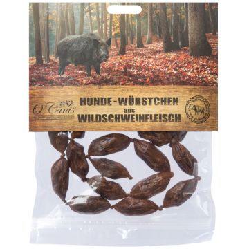 Ocanis Premium Hunde-Würstchen aus Wildschweinfleisch 100g
