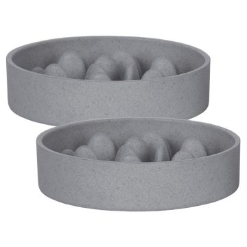 Petlando Bamboo Napf Anti-Schling, grau