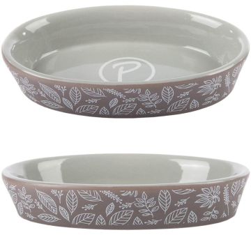 Petlando Katzennapf Leaf, 275 ml, taupe