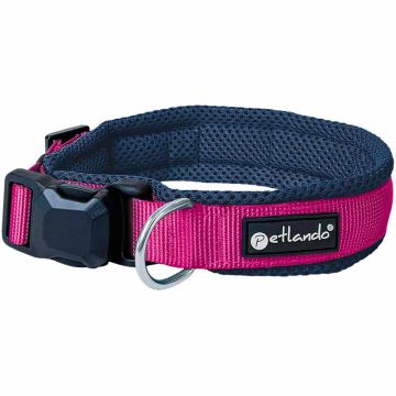 Petlando Magnetech Halsband, navy/fuchsia