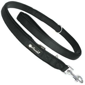 Petlando Mesh verstellbare Führleine, black
