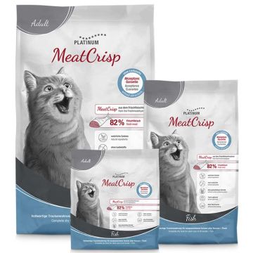 Platinum Katze MeatCrisp Adult Fish