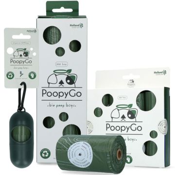 PoopyGo umweltfreundliche Kotbeutel, lavendel