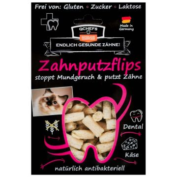 QCHEFS Zahnputzflips Katze, 40g