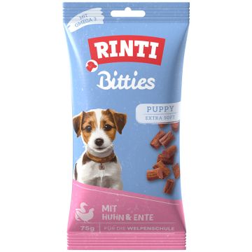 Rinti Snack Bitties Puppy Huhn & Ente 75g