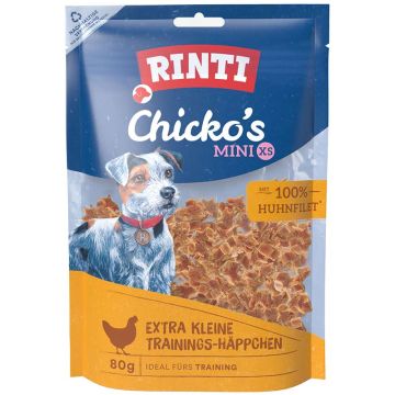 Rinti Snack Chickos MINI XS Huhn-Häppchen 80g