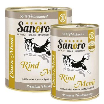 Sanoro Classic Menü Rind mit Bio-Kartoffel + Bio-Karotte