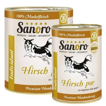 Sanoro Pures Muskelfleisch Hirsch pur
