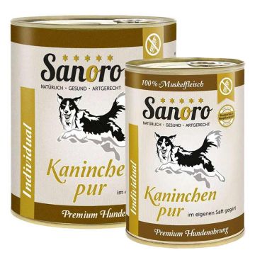 Sanoro Pures Muskelfleisch Kaninchen pur