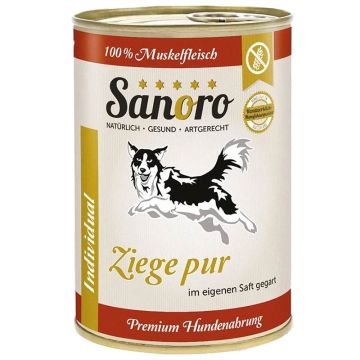 Sanoro Pures Muskelfleisch Ziege pur 400g