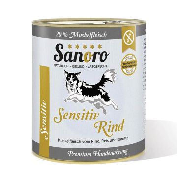 Sanoro Sensitiv Rind mit Reis und Karotte 800g