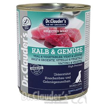 Dr. Clauders Selected Meat Prebiotics Kalb+Gemüse 800g
